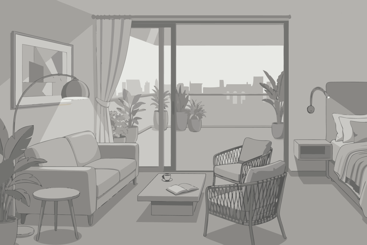 Twin Room with Balcony